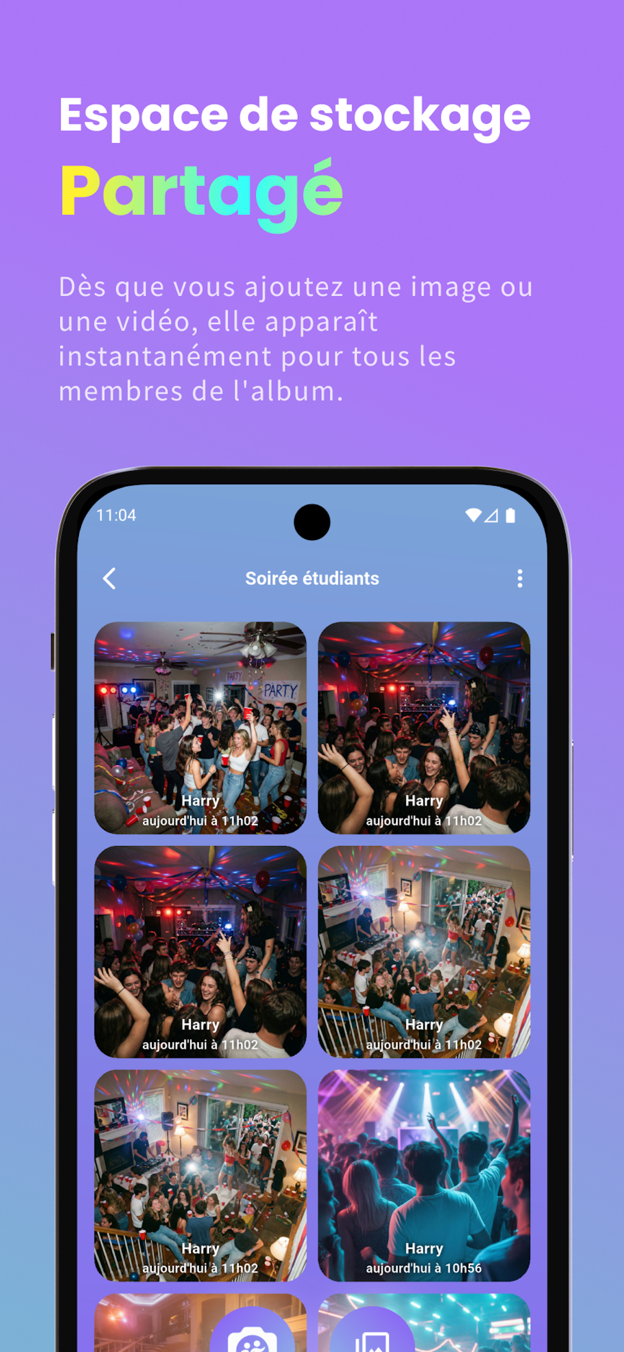 Application mobile Souvi iOS Android - capture d'écran 2