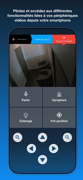 Écran de l'app mobile CASD